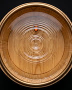 Saunakübel mit Kelle aus Holz – für Aufguss und Wasser in der Heimsauna – Produktbild 6