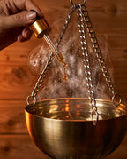 Sauna-Aromaschale aus Edelstahl – für ätherische Öle, Kräuter und Salzkristalle – Produktbild 2