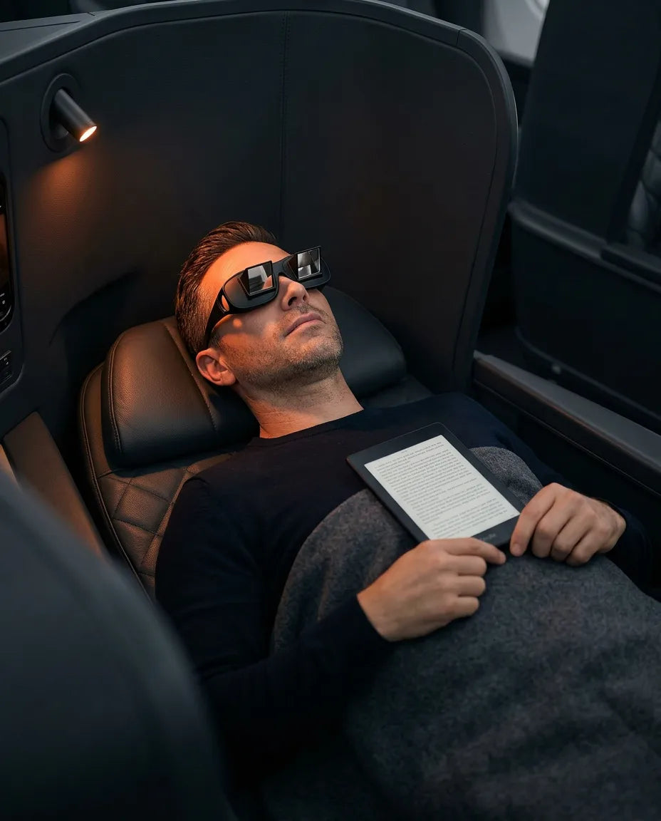 Prismenbrille zum Lesen im Liegen – freihändig Buch, Handy und TV betrachten – Produktbild 3