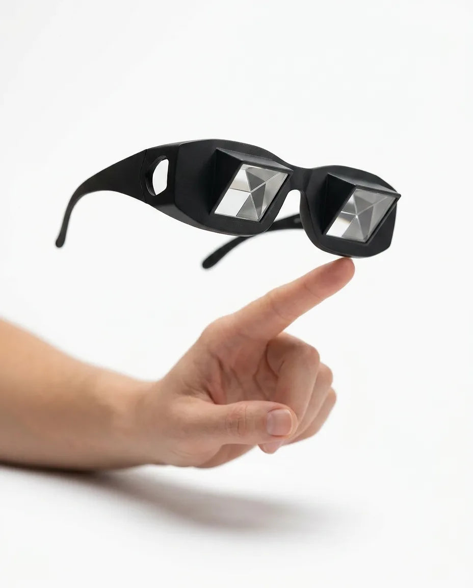 Prismenbrille zum Lesen im Liegen – freihändig Buch, Handy und TV betrachten – Produktbild 6