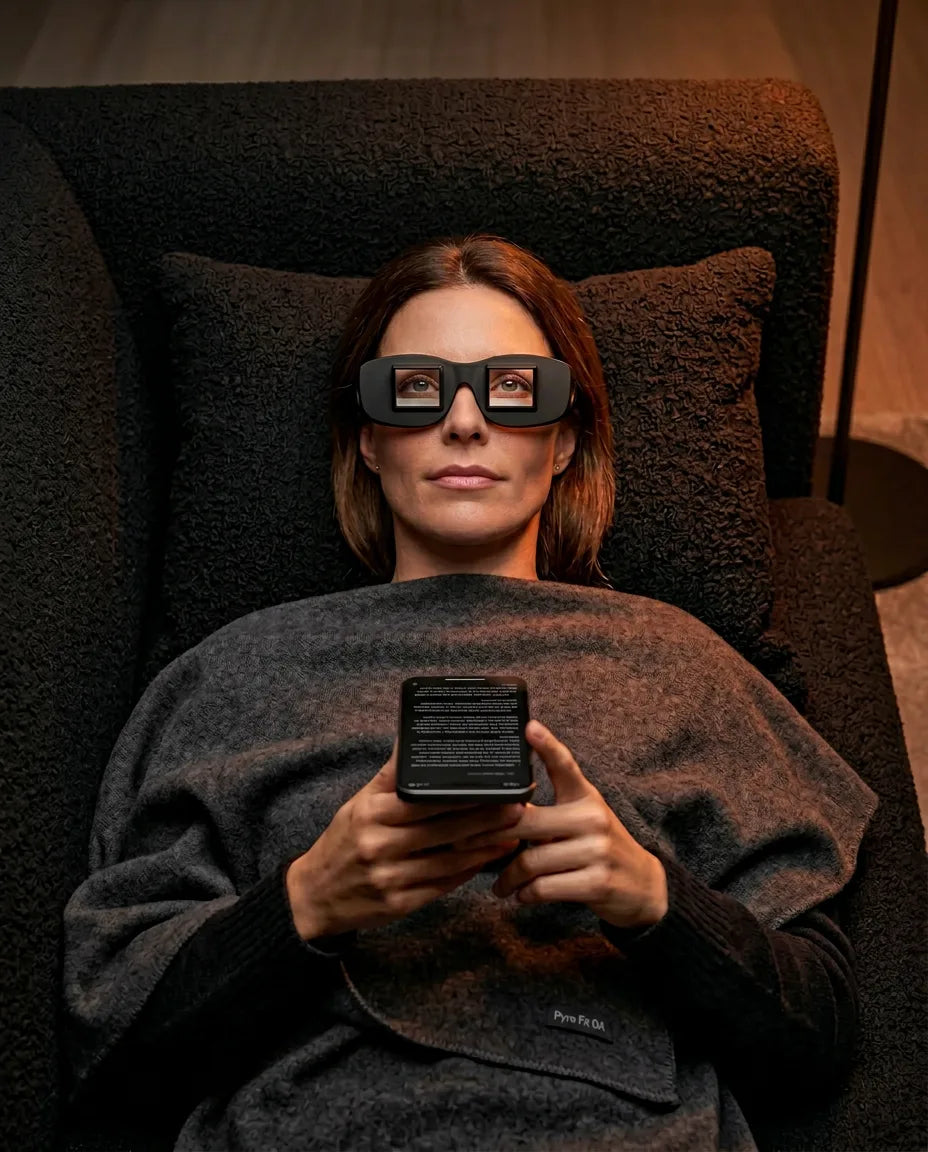 Prismenbrille zum Lesen im Liegen – freihändig Buch, Handy und TV betrachten – Produktbild 8