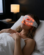 LED-Schlafmaske mit sanftem Rotlicht – kabellos für die abendliche Routine – Produktbild 2