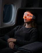 LED-Schlafmaske mit sanftem Rotlicht – kabellos für die abendliche Routine – Produktbild 9