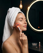 Rotlicht-Gesichtsgerät – Rotlichttherapie fürs Gesicht, Kinnlinie und Hals – Produktbild 2