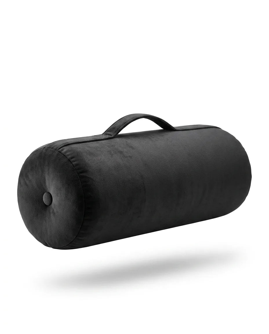 Yoga-Bolster aus Samt – feste Stütze für Meditation und Regeneration – Produktbild 1