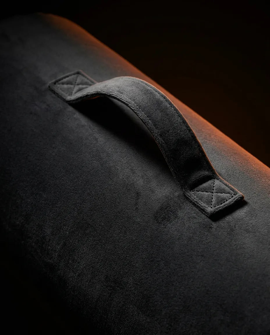 Yoga-Bolster aus Samt – feste Stütze für Meditation und Regeneration – Produktbild 6