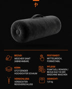 Yoga-Bolster aus Samt – feste Stütze für Meditation und Regeneration – Produktbild 8