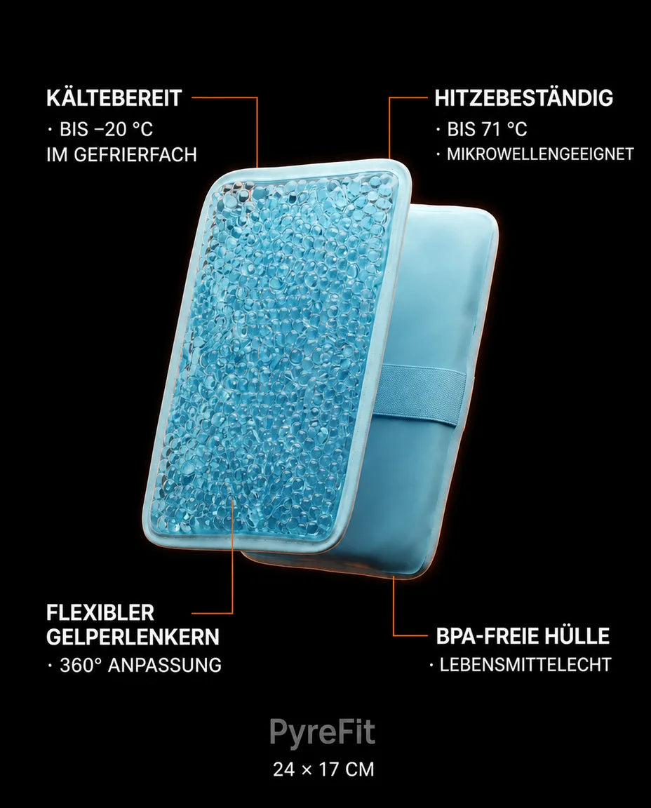 Wärmekissen und Kühlpack in einem – flexibler Gelkern für Knie, Rücken und Schultern – Produktbild 10