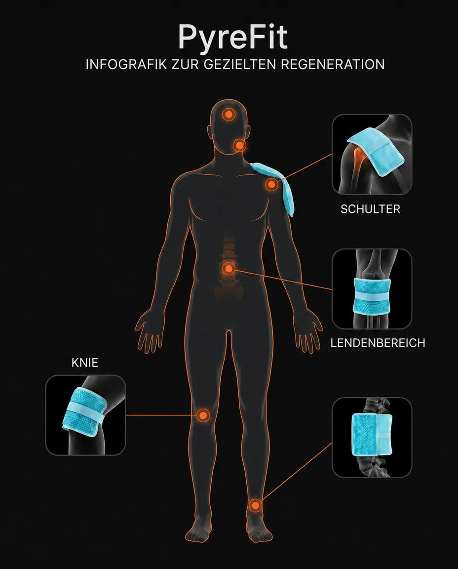 Wärmekissen und Kühlpack in einem – flexibler Gelkern für Knie, Rücken und Schultern – Produktbild 12