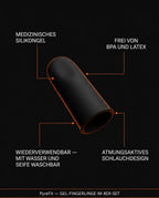 Fingerlinge aus Gel im 8er-Set – Halt beim Tippen, Gamen und Basteln – Produktbild 8