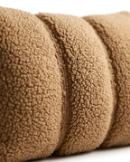 Lendenkissen mit Sherpa-Bezug – Rückenstütze für Büro, Sofa und Bett – Produktbild 5