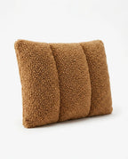 Lendenkissen mit Sherpa-Bezug – Rückenstütze für Büro, Sofa und Bett – Produktbild 9