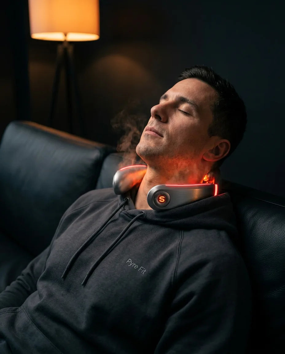 Nackenmassagegerät mit Wärme und 9 Massagepunkten – kabellos gegen Verspannungen – Produktbild 10