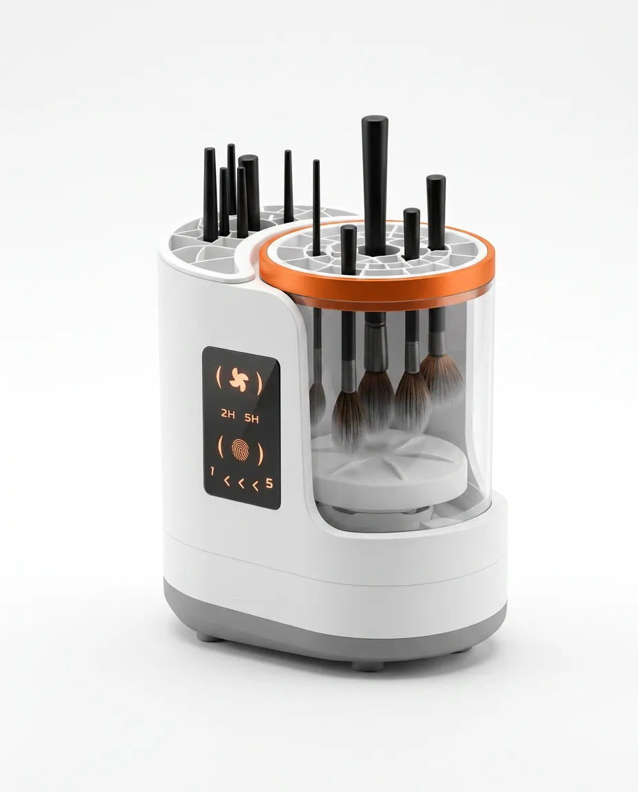 Pinselreiniger und Trockner elektrisch – Make-up Pinsel automatisch reinigen – Produktbild 1