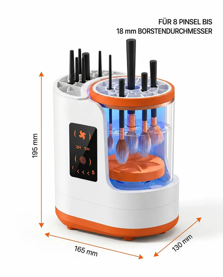 Pinselreiniger und Trockner elektrisch – Make-up Pinsel automatisch reinigen – Produktbild 8