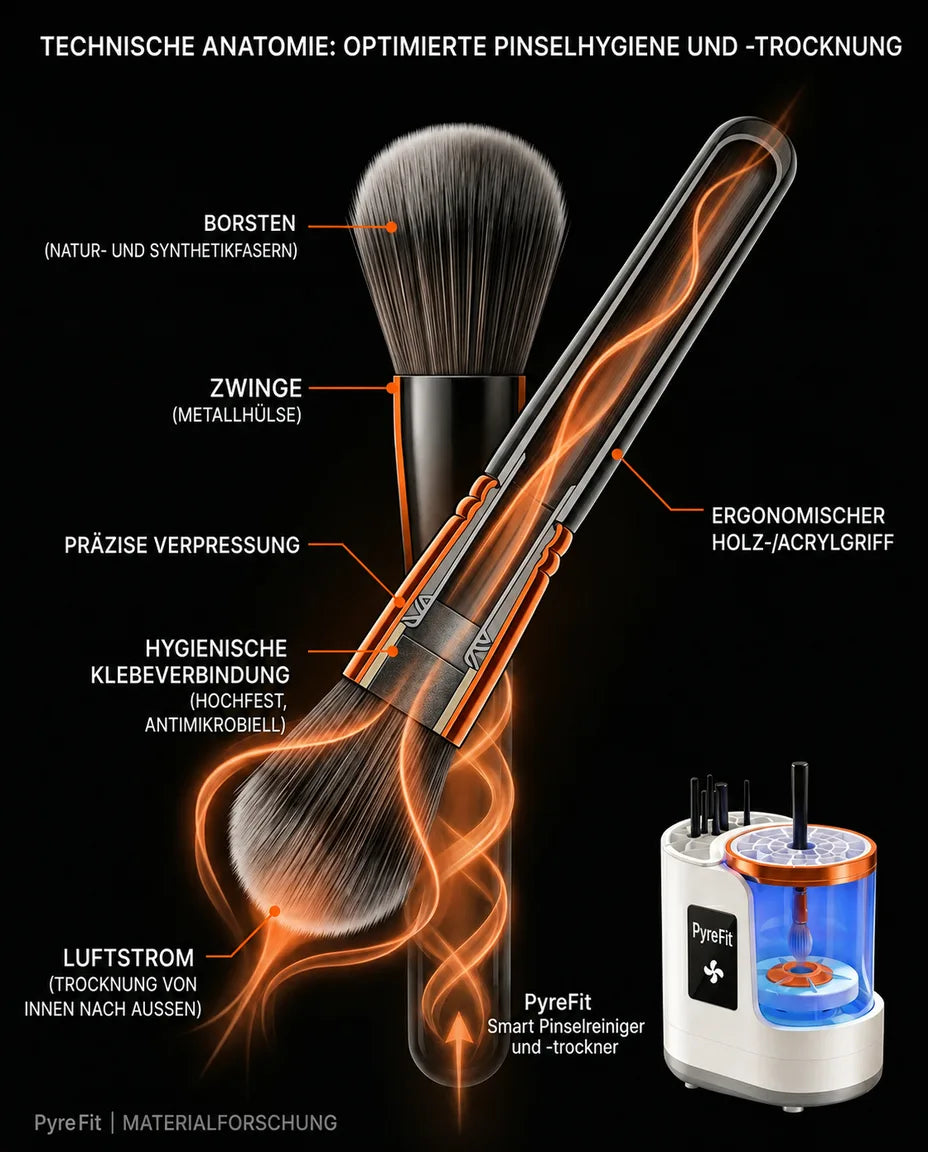 Pinselreiniger und Trockner elektrisch – Make-up Pinsel automatisch reinigen – Produktbild 12