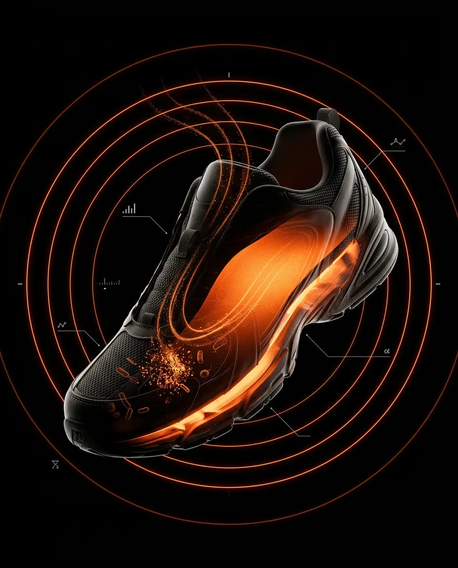 Schuhtrockner für Stiefel und Sneaker – faltbar mit sechs Armen für mehrere Paare – Produktbild 12
