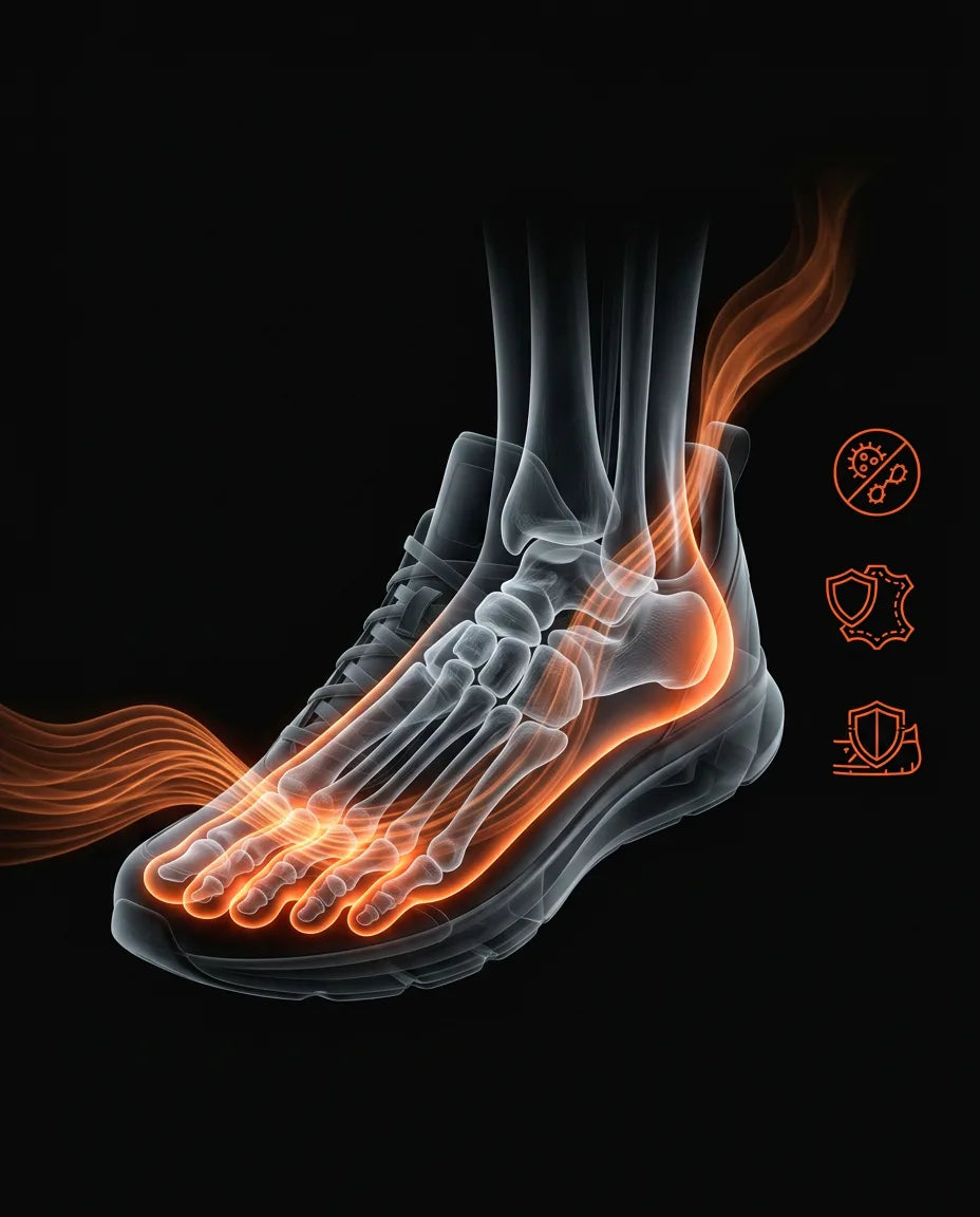 Schuhtrockner für Stiefel und Sneaker – faltbar mit sechs Armen für mehrere Paare – Produktbild 13