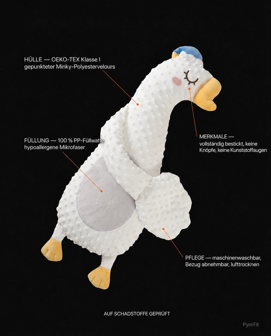 Babykissen in Handform mit sanfter Vibration – beruhigt Babys bei Nickerchen und im Auto – Produktbild 8