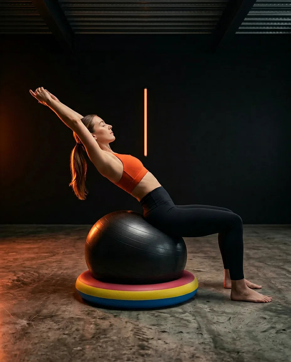 Gymnastikball Ring als Standfuss – hält den Sitzball sicher an Ort und Stelle – Produktbild 3