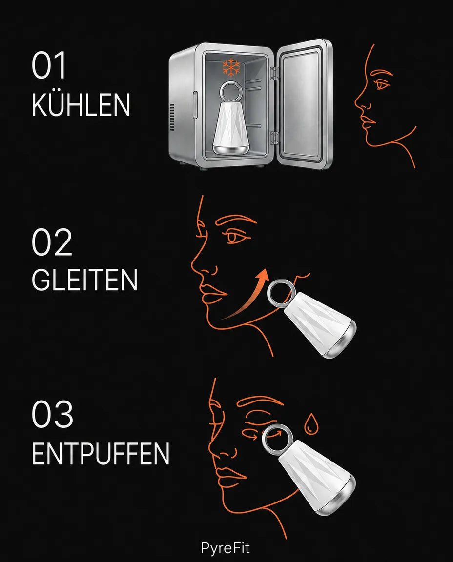Gesichtsroller aus Edelstahl – kühlende Gesichtsmassage für frische Haut – Produktbild 9