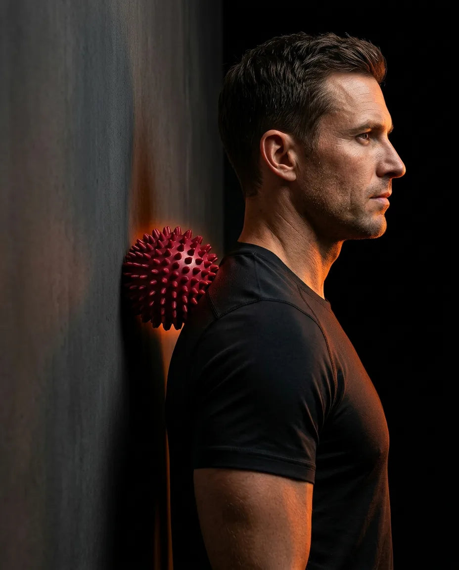 Massageball mit Noppen – gezielter Druck für Füsse, Rücken und Schultern – Produktbild 3