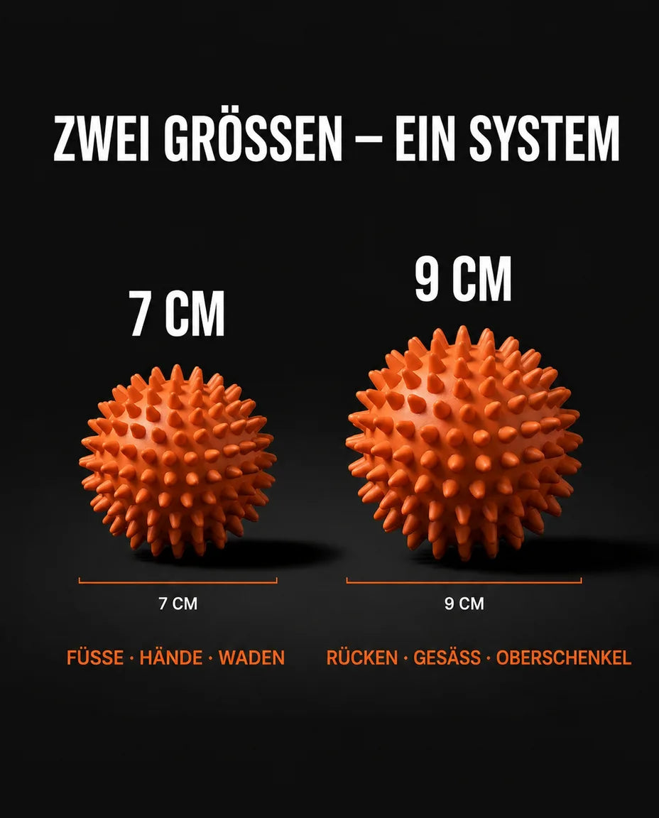 Massageball mit Noppen – gezielter Druck für Füsse, Rücken und Schultern – Produktbild 7