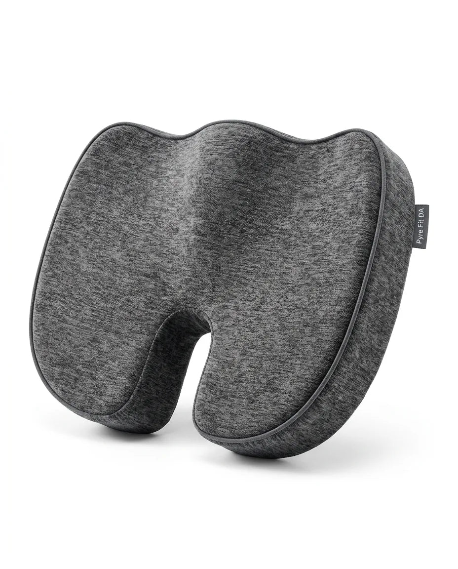 Orthopädisches Sitzkissen aus Memory Foam – Steissbein-Aussparung fürs lange Sitzen – Produktbild 8
