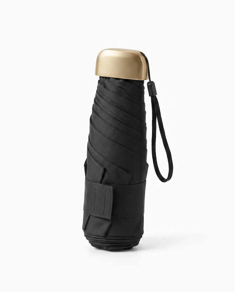 Taschenschirm mit UV-Schutz – leichter Begleiter für Sonne und Regen unterwegs – Produktbild 1