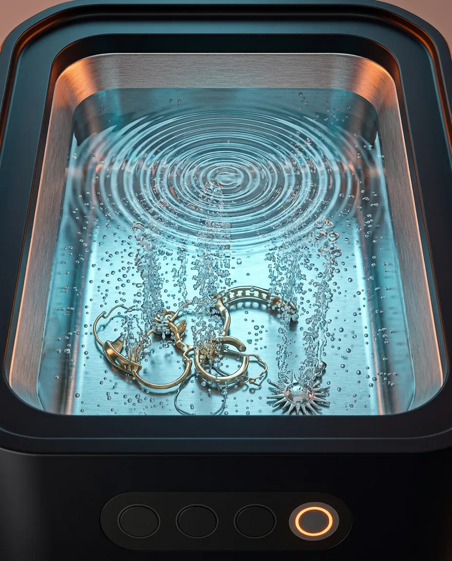 Ultraschallreiniger für Schmuck und Brillen – gründliche Reinigung nur mit Wasser – Produktbild 5