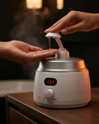 Massageöl-Wärmer mit LED-Display – gleichmässig warme Öle und Lotionen für die Massage – Produktbild 2
