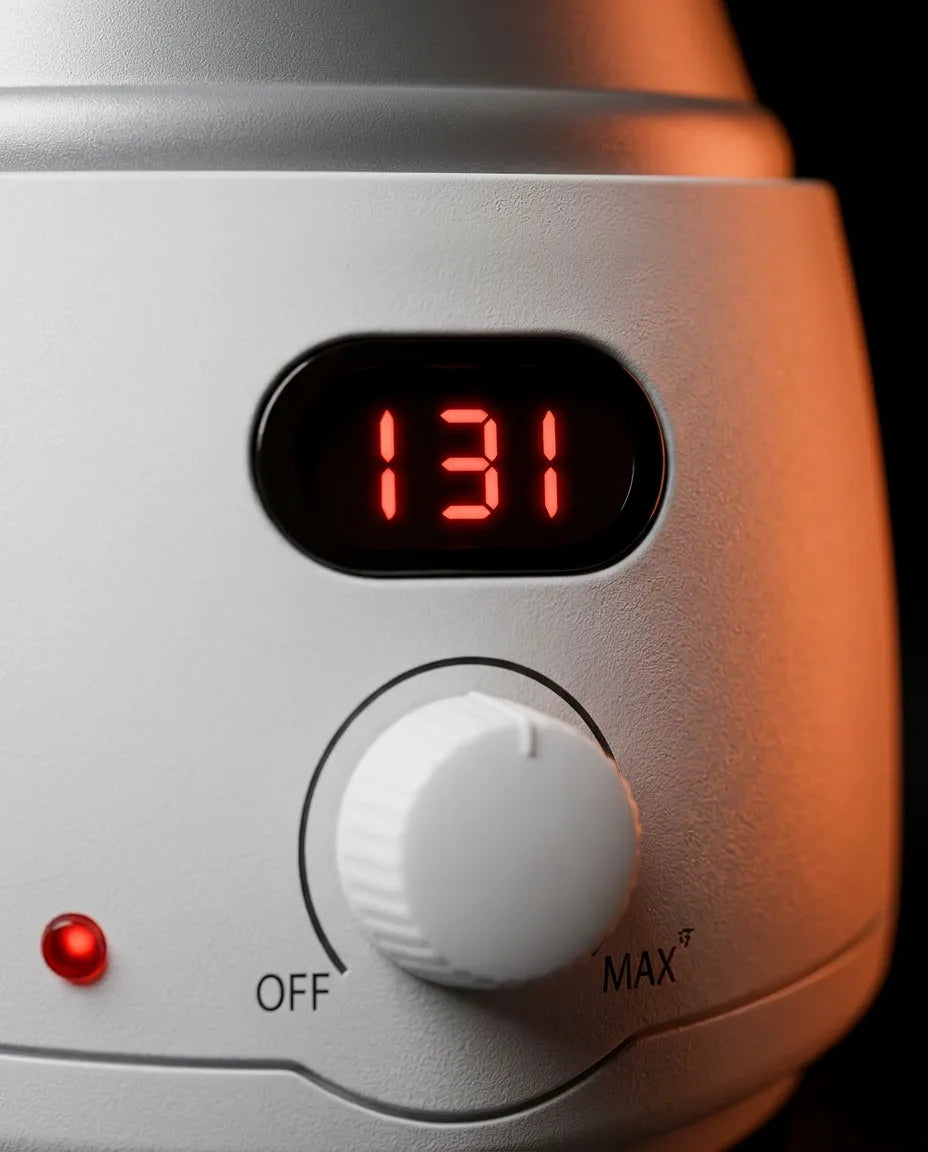 Massageöl-Wärmer mit LED-Display – gleichmässig warme Öle und Lotionen für die Massage – Produktbild 4