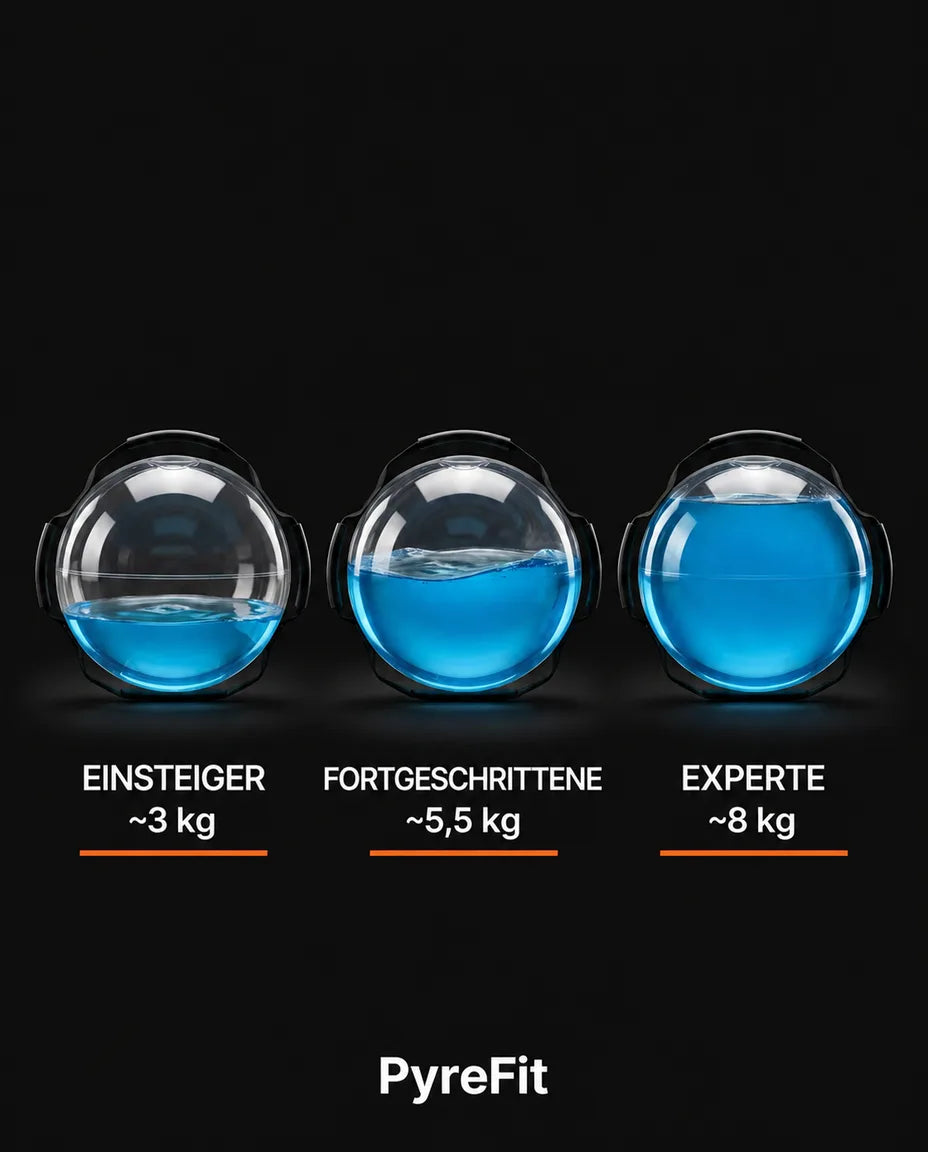 Wassergefüllter Trainingsball – Core-Training, Balance und funktionelles Workout – Produktbild 7
