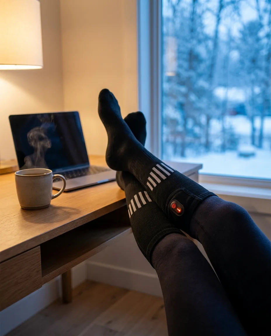 Heizsocken mit Akku – wohlige Wärme für Skitage, kalte Morgen und den Winter – Produktbild 10