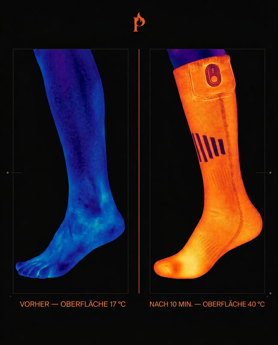 Heizsocken mit Akku – wohlige Wärme für Skitage, kalte Morgen und den Winter – Produktbild 12