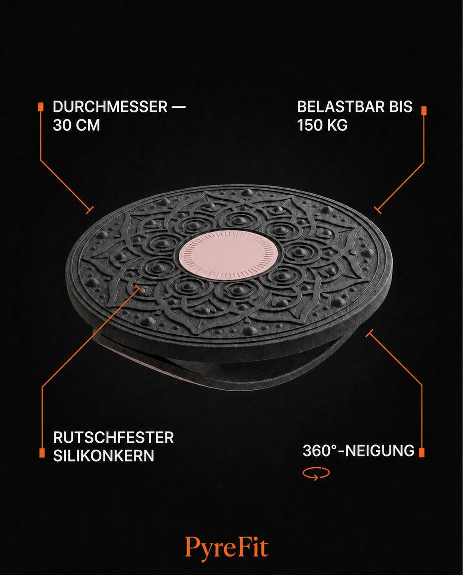 Balance Board mit 360-Grad-Neigung – Core-, Knöchel- und Stabilitätstraining zu Hause – Produktbild 7
