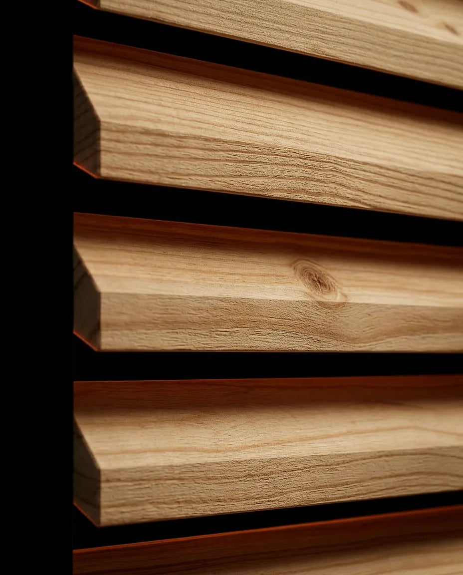 Lüftungsgitter aus Holz für die Sauna – gleichmässiger Luftstrom im Saunaraum – Produktbild 4