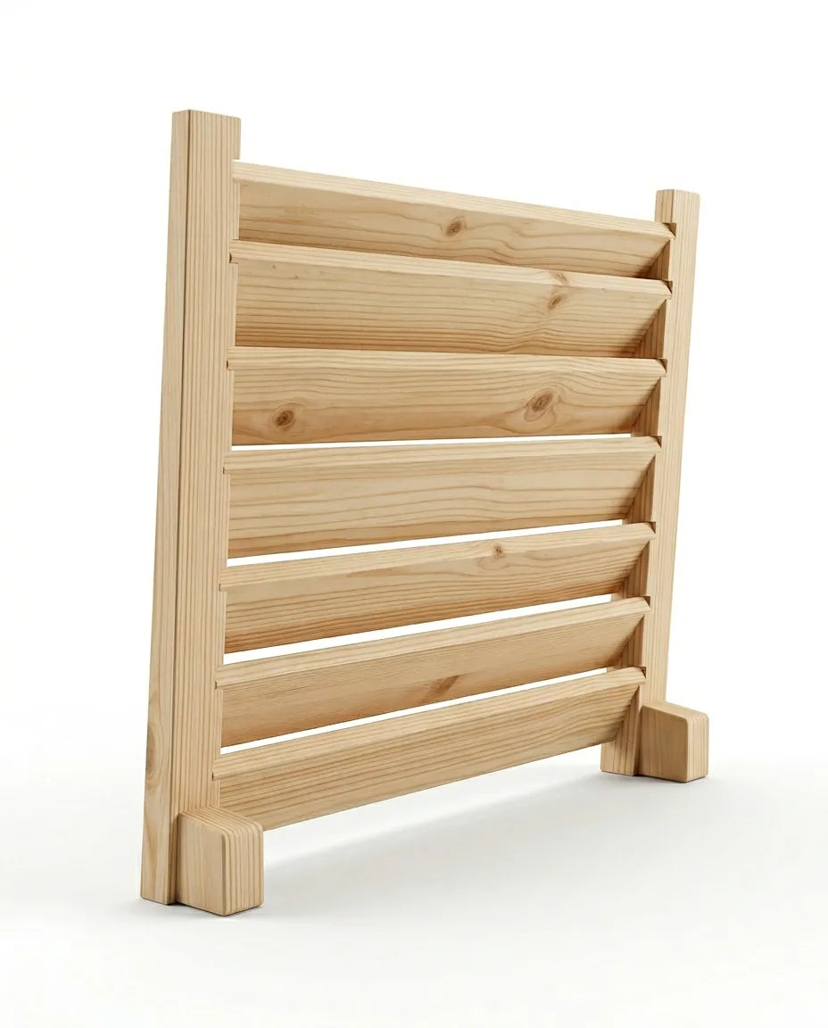 Lüftungsgitter aus Holz für die Sauna – gleichmässiger Luftstrom im Saunaraum – Produktbild 10