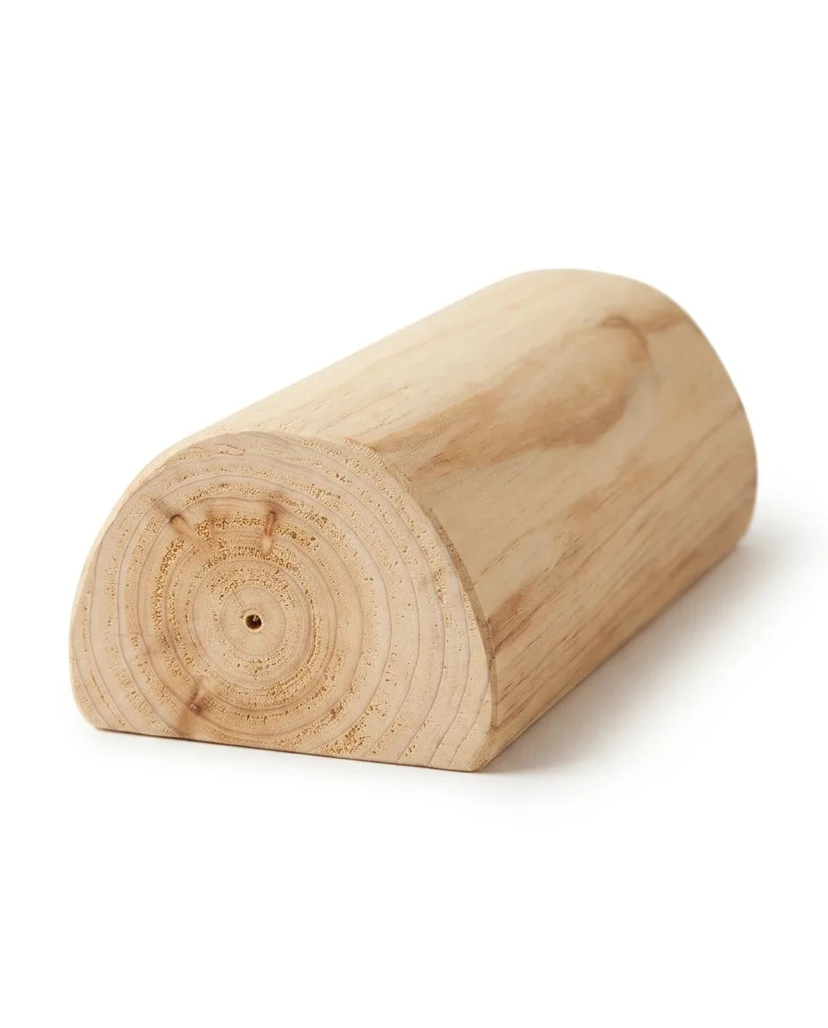 Sauna-Kopfstütze aus Holz – ergonomische Nackenstütze für Sauna und Spa – Produktbild 1