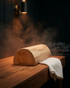 Sauna-Kopfstütze aus Holz – ergonomische Nackenstütze für Sauna und Spa – Produktbild 2