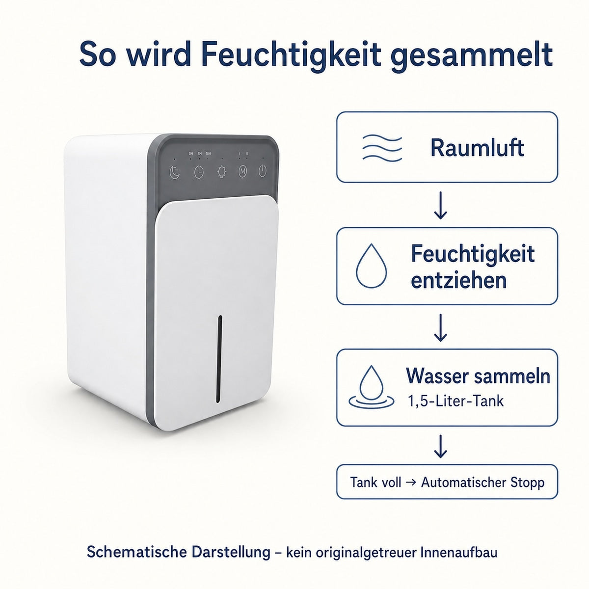 So wird Feuchtigkeit gesammelt