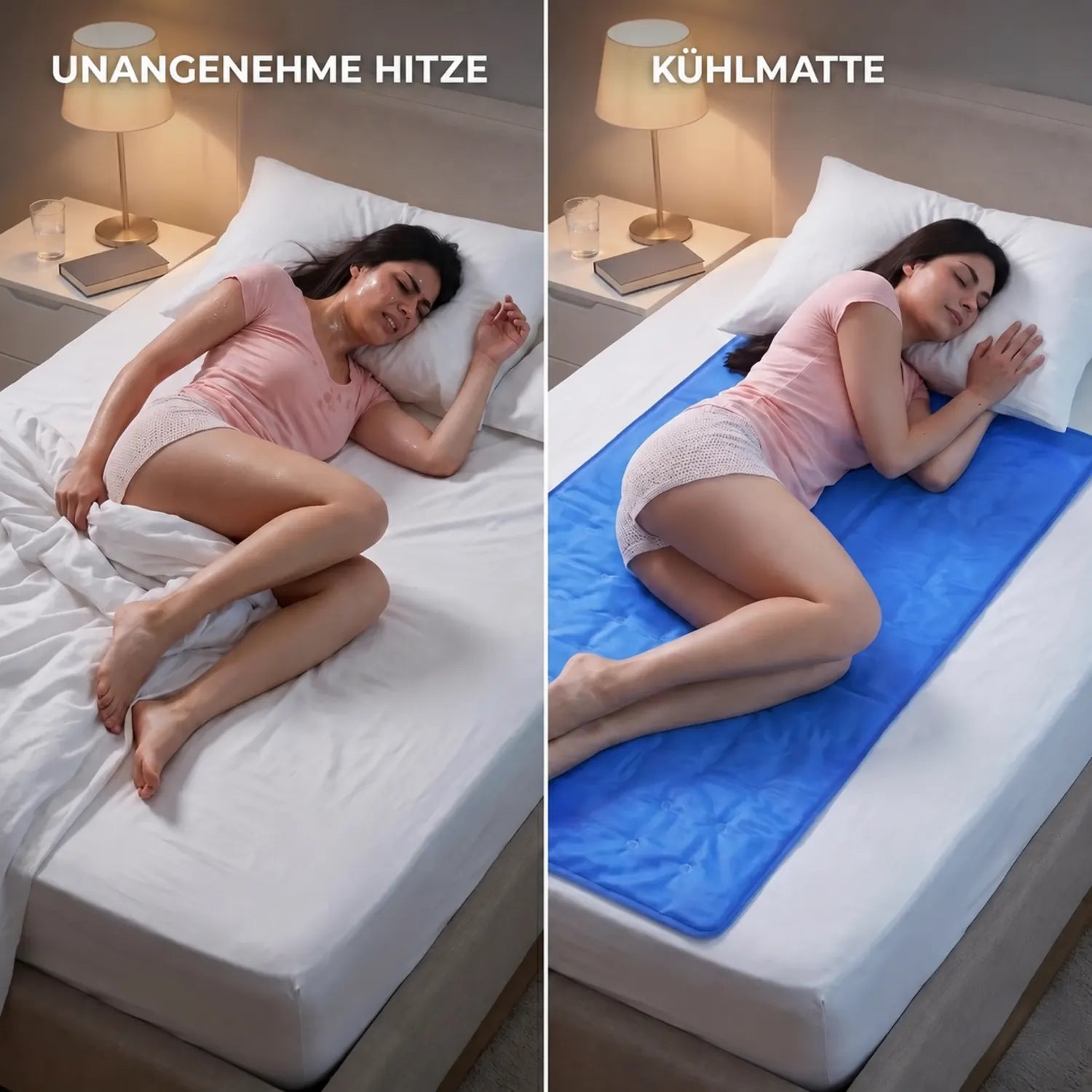 Schwierigkeiten, wegen der Hitze einzuschlafen?