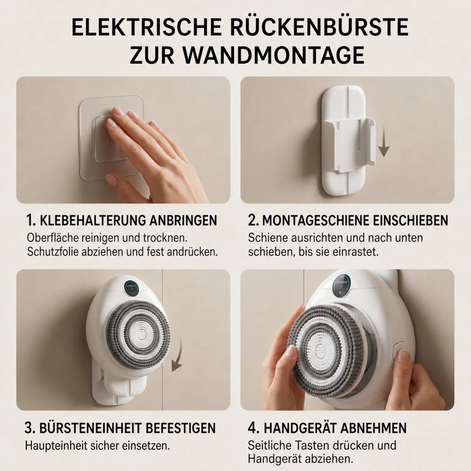Einfach zu installieren & abzunehmen