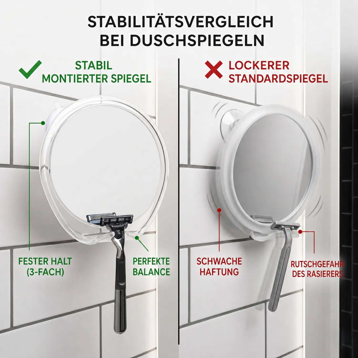 Starke Saughalterung für den täglichen Gebrauch