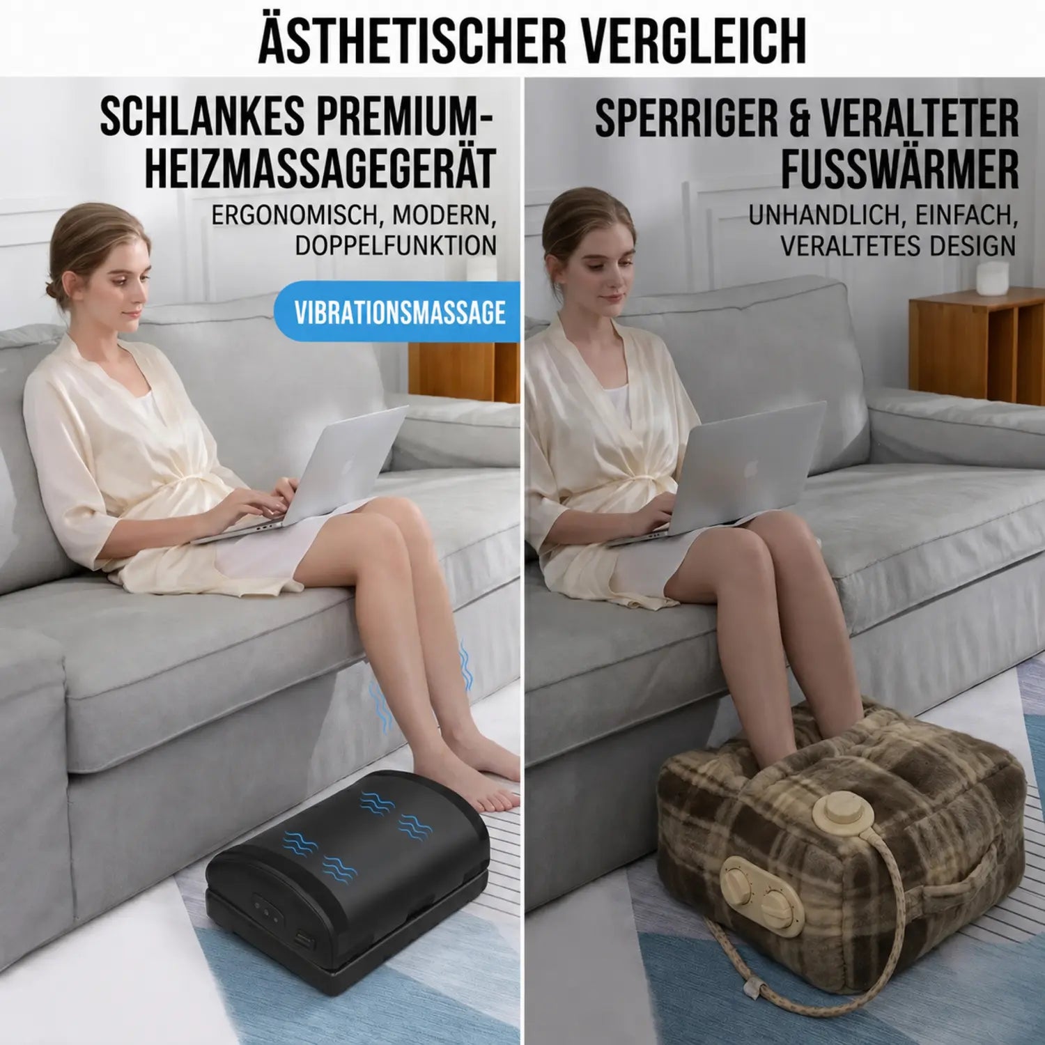 Gestaltet, um sich in moderne Räume einzufügen