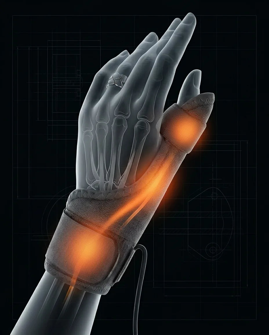 Rund um die Form Ihrer Hand gestaltet