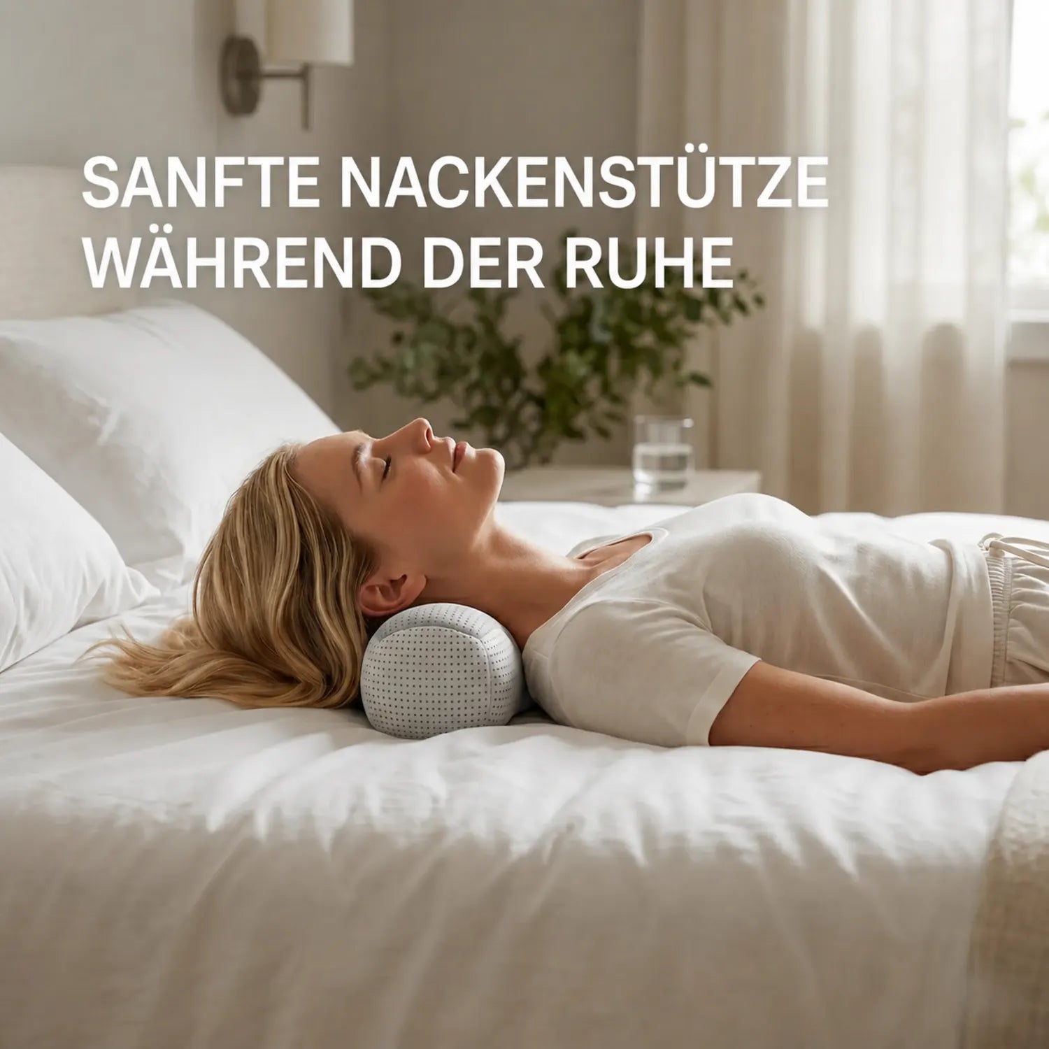 Entspannen Sie Ihren Nacken im Liegen