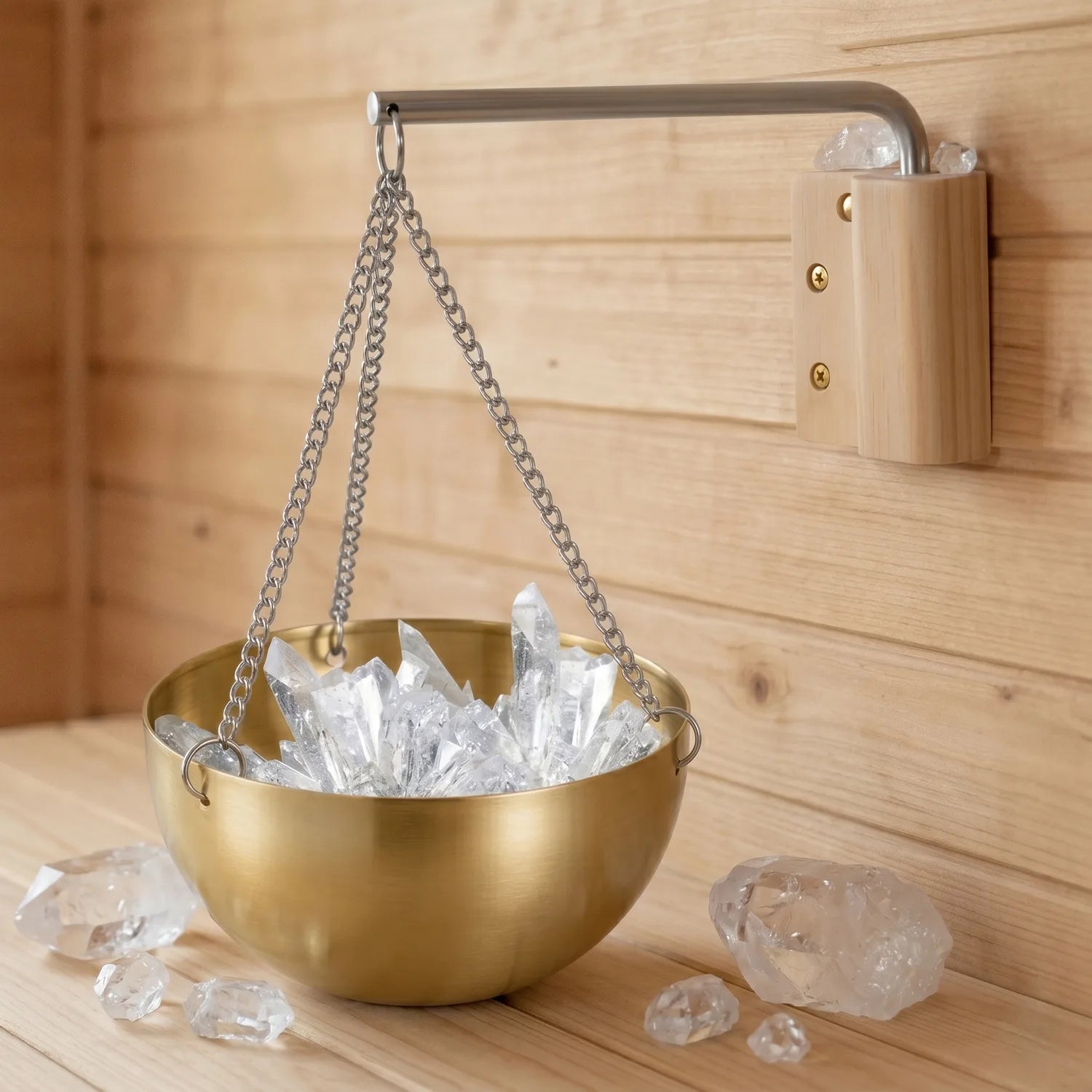 Für Öle, Salzkristalle und Sauna-Rituale gemacht