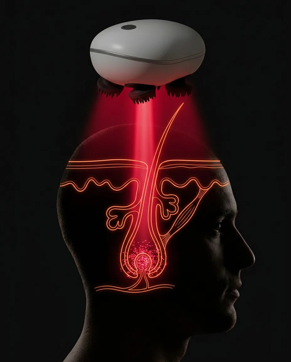 red light Red Light Scalp Massager