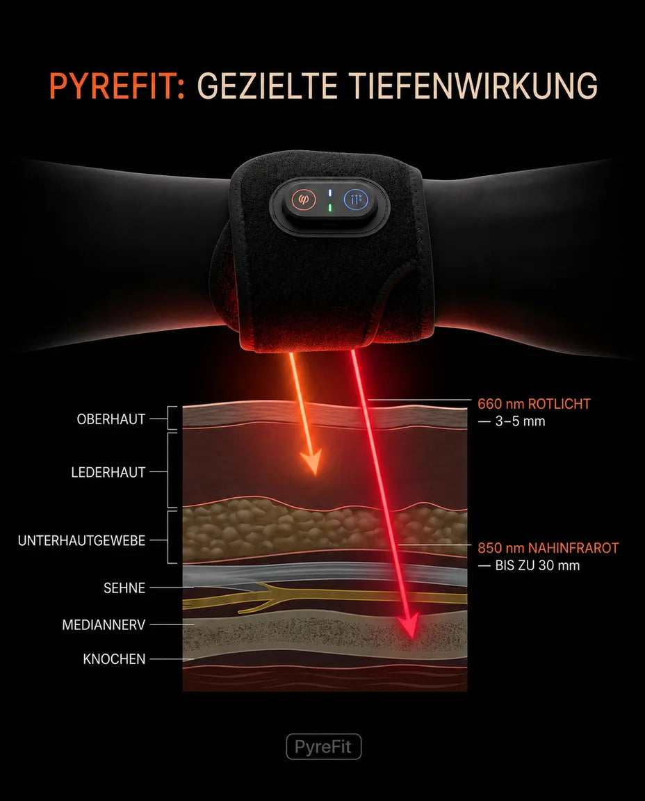 660&nbsp;nm + 850&nbsp;nm – Der Unterschied der zwei Wellenlängen